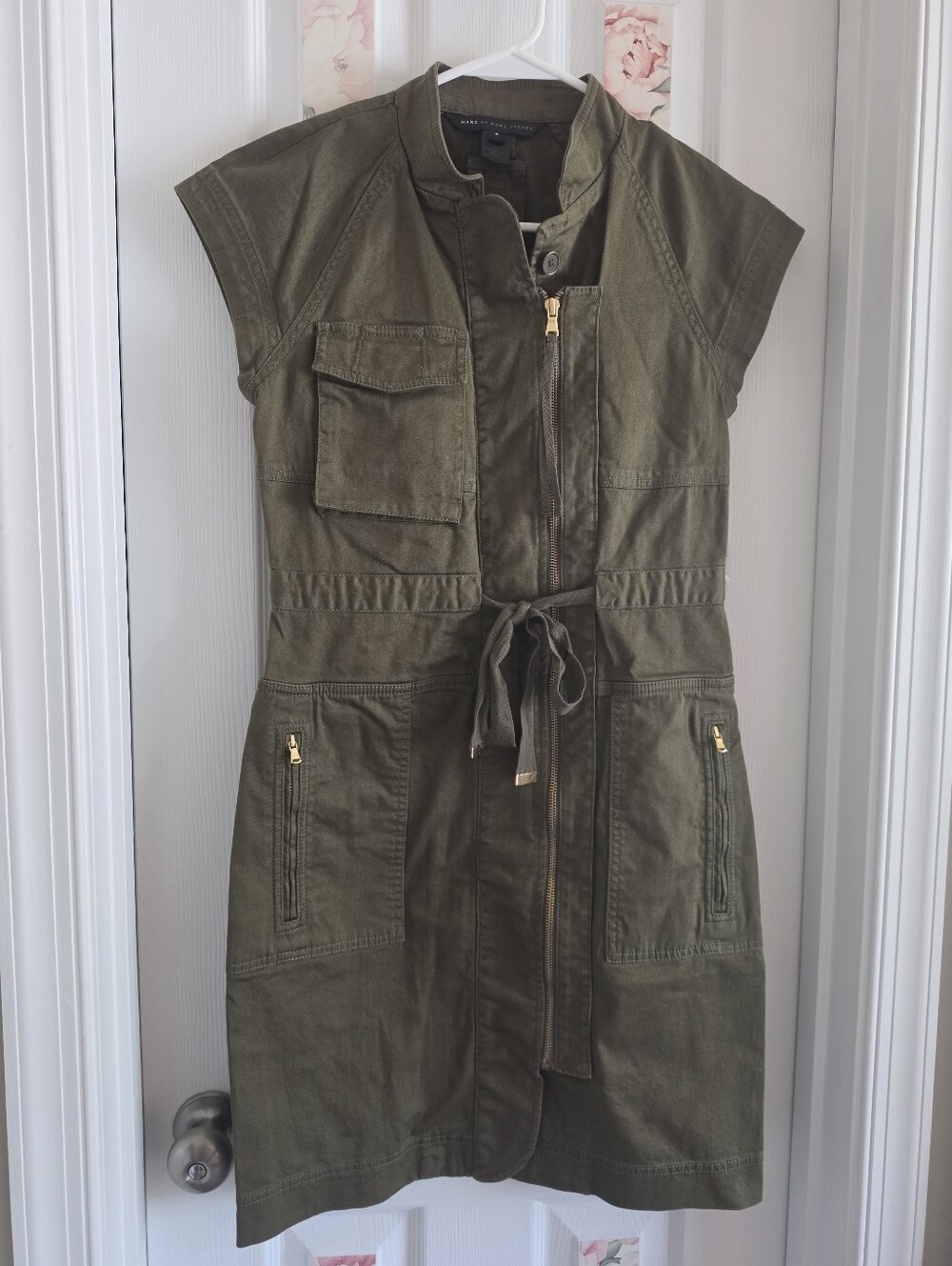 Marc by Marc Jacobs | Olive Utility Drawstring Dress | NWT | Sz 6